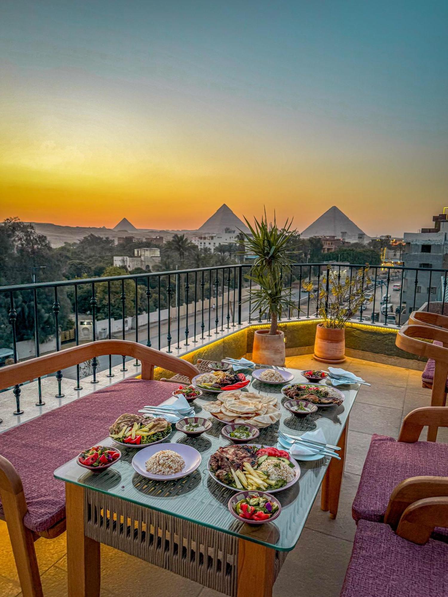 Almas Pyramids Hotel Kafret el-Gabal Exterior foto