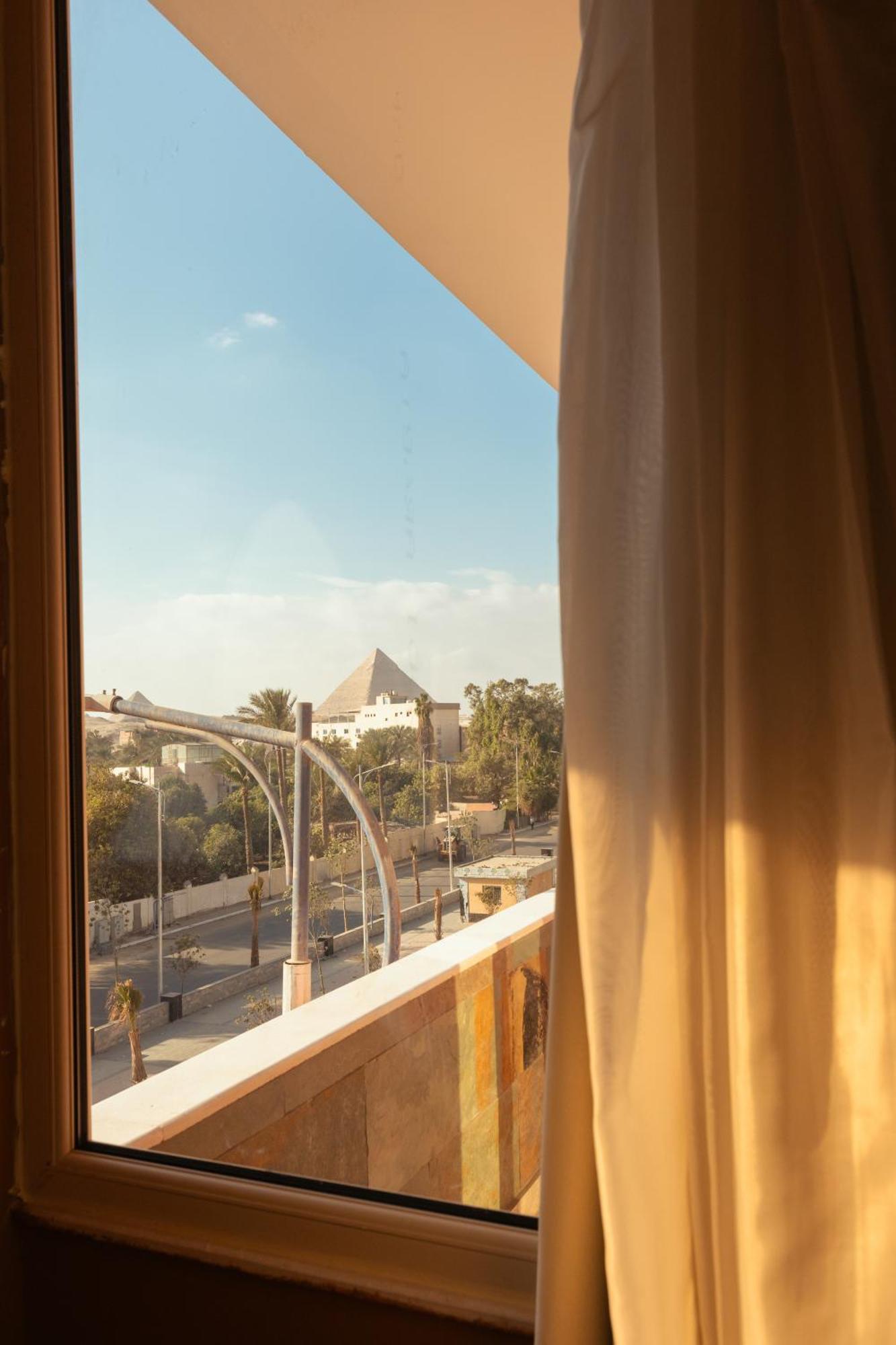 Almas Pyramids Hotel Kafret el-Gabal Exterior foto